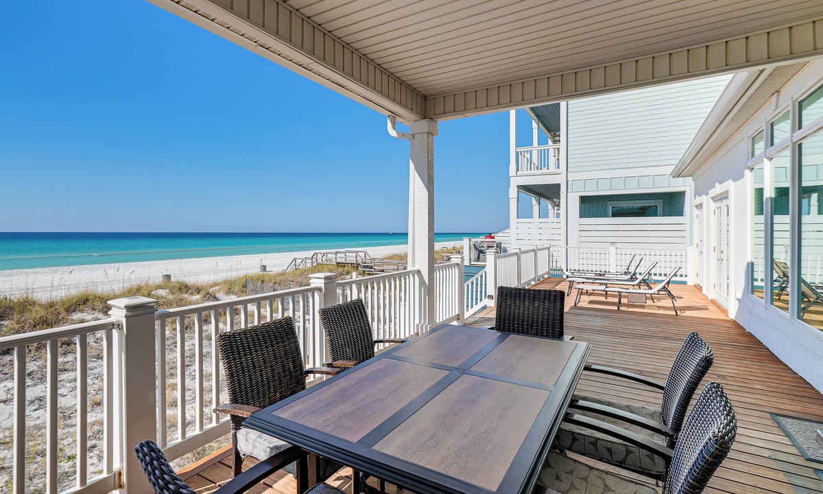 Crescent Beach House | Direct Beach Access! Prime PCB Bungalow w/Deck