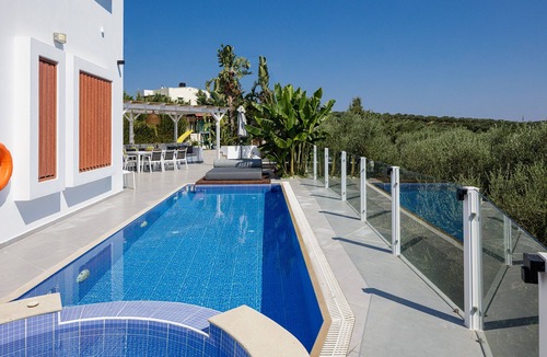 Roumeli Villa | Chara Sensory Luxury Villa with Heated Pool & Gym