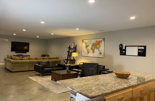Sunset Hills Apartment | Steps from KU, Private Guest Suite & Game Room