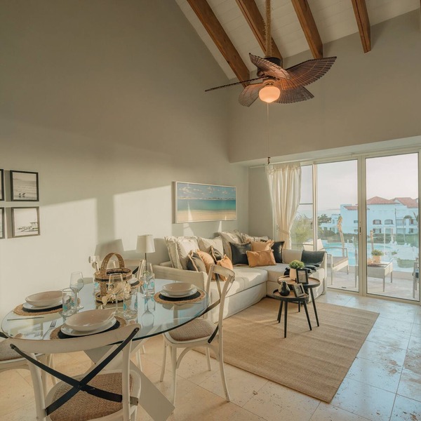 COZIEST 2 BEDROOM LOFT WITH PRIVATE BEACH AT CAP CANA in cap cana