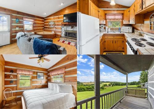 2BR Cabin with Jacuzzi and Mountain Views - Cabin 5 in Fancy Gap