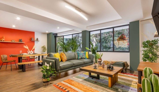 Amsterdam Boho Condesa Sanctuary with AC in Ciudad de México