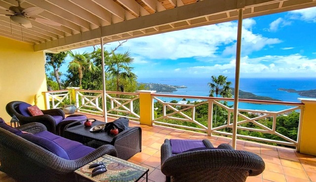 Breathtaking Ocean Views with Pool & Backup Power in St. Thomas
