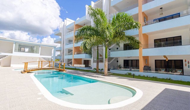 Caribbean 2BR Sunshine Bayahibe · Pool · Beach · Central in Bayahíbe
