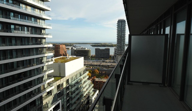 Downtown one bedroom condo with lake and city view. in Toronto