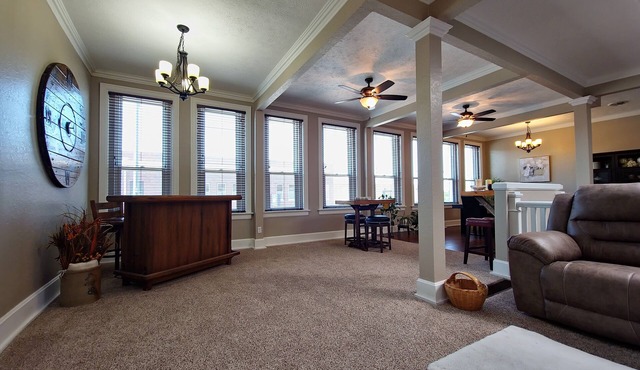 Downtown Sidney Loft close to the fun. Renovated historical building with a view in Sidney