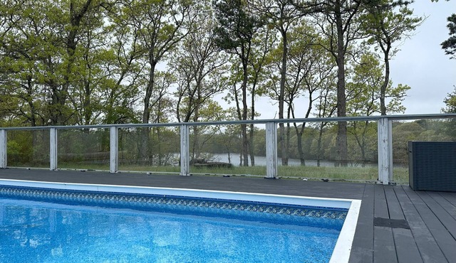 Poolside Lake Escape – Family-Friendly Waterfront Home with Private Pool & Dock in Bourne