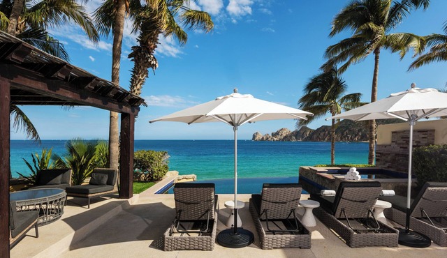Private Beachfront Villa 1 at Hacienda and Pool +Spa in Cabo San Lucas