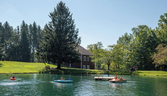 Private Estate | Sleeps 35 | 9 Bed 9.5 Bath | 2 Homes | Theater | Pond | Sport Court | Hot Tub | Sauna in Ravenna