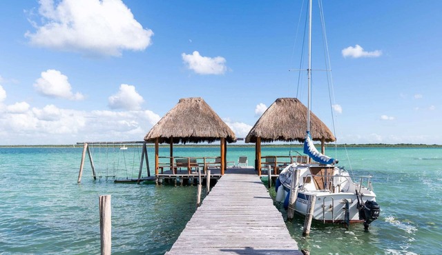 Romantic Lagoon Special GREAT Location in Bacalar
