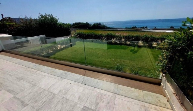 Saroné Villa beachfront & amazing sunset view in Mavro Lithari Athens Riviera in Anavissos
