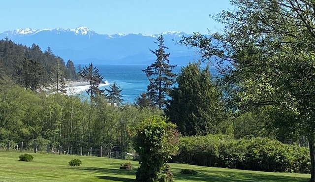 Sea of Serenity & Breathtaking Ocean Views & Park-like 6 Acres in Sooke
