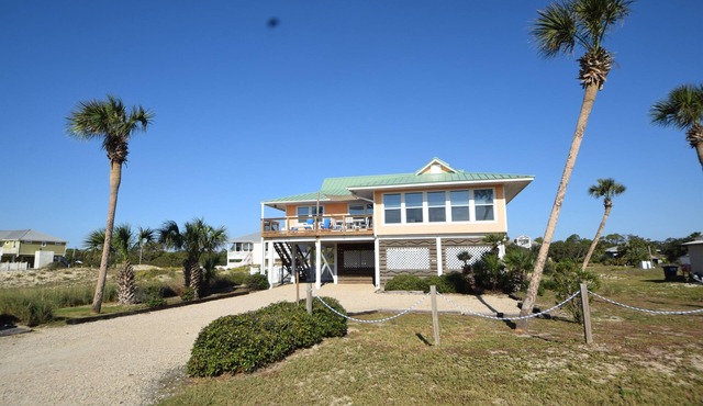 Summer Sale! Steps to Beach, Amazing View! Pool, Game room, Hot-tub! in St George Island